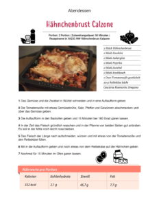 hahn calzone 1 232x300 - Stoffwechselkur Rezepte: Einfach lecker